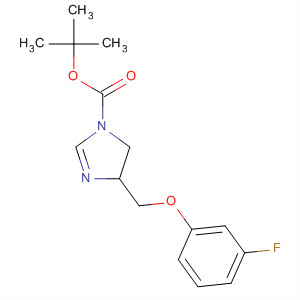 652128-65-9  1H-Imidazole-1-carboxylic acid,4-[(3-fluorophenoxy)methyl]-4,5-dihydro-, 1,1-dimethylethyl ester