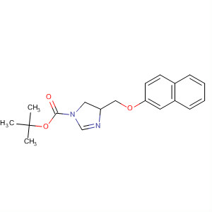 652128-72-8  1H-Imidazole-1-carboxylic acid,4,5-dihydro-4-[(2-naphthalenyloxy)methyl]-, 1,1-dimethylethyl ester