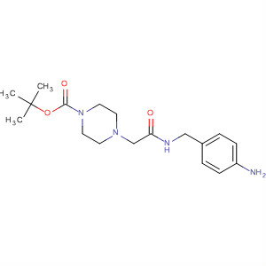 652140-02-8  1-Piperazinecarboxylic acid,4-[2-[(4-aminophenyl)methylamino]-2-oxoethyl]-, 1,1-dimethylethyl ester