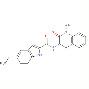 652142-62-6  1H-Indole-2-carboxamide,5-ethyl-N-(1,2,3,4-tetrahydro-1-methyl-2-oxo-3-quinolinyl)-
