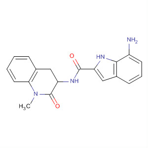 652142-72-8  1H-Indole-2-carboxamide,7-amino-N-(1,2,3,4-tetrahydro-1-methyl-2-oxo-3-quinolinyl)-