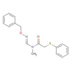 652154-56-8  Acetamide,N-methyl-N-[(E)-[(phenylmethoxy)imino]methyl]-2-(phenylthio)-