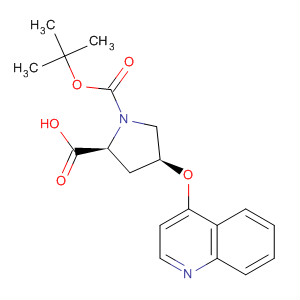 652160-94-6  1,2-Pyrrolidinedicarboxylic acid, 4-(4-quinolinyloxy)-,1-(1,1-dimethylethyl) ester, (2S,4S)-