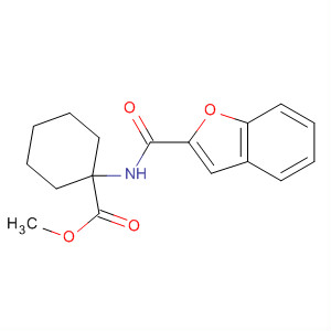 652170-09-7  Cyclohexanecarboxylic acid, 1-[(2-benzofuranylcarbonyl)amino]-, methylester