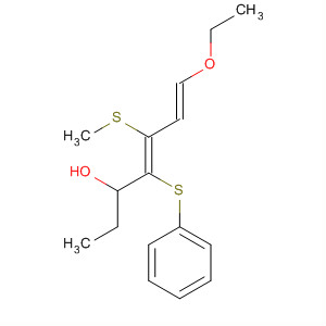 647010-22-8  4,6-Heptadien-3-ol, 7-ethoxy-5-(methylthio)-4-(phenylthio)-, (4E,6E)-