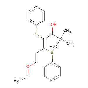 647010-23-9  4,6-Heptadien-3-ol, 7-ethoxy-2,2-dimethyl-4,5-bis(phenylthio)-, (4E,6E)-