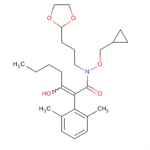 647013-39-6  1,4-Dioxa-9-azadispiro[4.2.4.2]tetradec-11-en-10-one,9-(cyclopropylmethoxy)-11-(2,6-dimethylphenyl)-12-hydroxy-