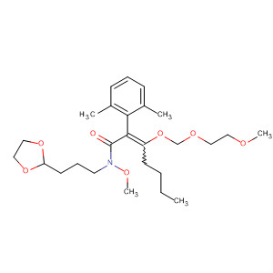 647013-45-4  1,4-Dioxa-9-azadispiro[4.2.4.2]tetradec-11-en-10-one,11-(2,6-dimethylphenyl)-9-methoxy-12-[(2-methoxyethoxy)methoxy]-