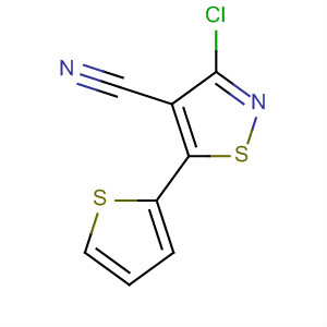 647016-65-7  4-Isothiazolecarbonitrile, 3-chloro-5-(2-thienyl)-