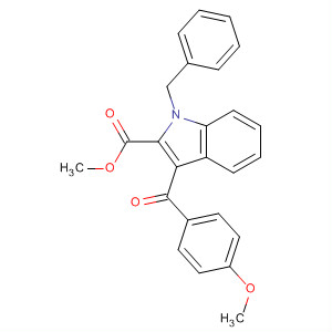 647017-04-7  1H-Indole-2-carboxylic acid, 3-(4-methoxybenzoyl)-1-(phenylmethyl)-,methyl ester