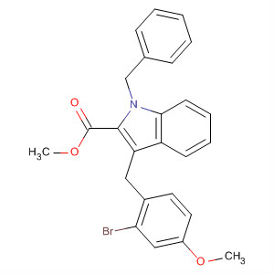 647017-05-8  1H-Indole-2-carboxylic acid,3-[(2-bromo-4-methoxyphenyl)methyl]-1-(phenylmethyl)-, methyl ester