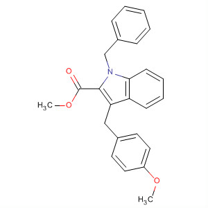 647017-06-9  1H-Indole-2-carboxylic acid,3-[(4-methoxyphenyl)methyl]-1-(phenylmethyl)-, methyl ester