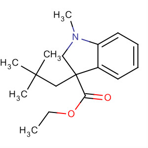 647018-80-2  1H-Indole-3-carboxylic acid,3-(2,2-dimethylpropyl)-2,3-dihydro-1-methyl-, ethyl ester