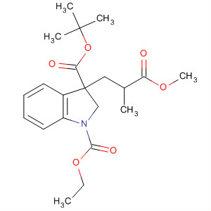 647018-88-0  1H-Indole-1,3-dicarboxylic acid,2,3-dihydro-3-(3-methoxy-2-methyl-3-oxopropyl)-, 1-(1,1-dimethylethyl)3-ethyl ester
