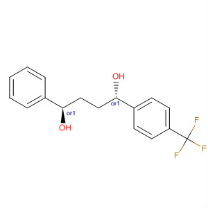 647028-13-5  1,4-Butanediol, 1-phenyl-4-[4-(trifluoromethyl)phenyl]-, (1R,4S)-rel-