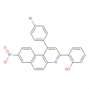 64706-97-4  Phenol, 2-[1-(4-bromophenyl)-8-nitrobenzo[f]quinolin-3-yl]-