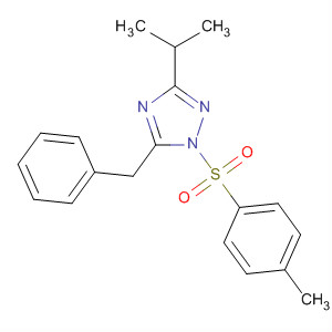 647376-16-7  1H-1,2,4-Triazole,3-(1-methylethyl)-1-[(4-methylphenyl)sulfonyl]-5-(phenylmethyl)-