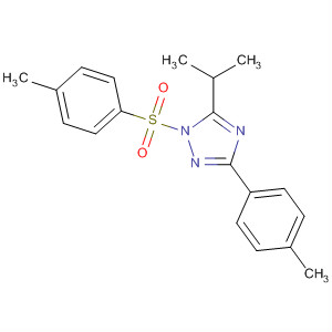 647376-22-5  1H-1,2,4-Triazole,5-(1-methylethyl)-3-(4-methylphenyl)-1-[(4-methylphenyl)sulfonyl]-