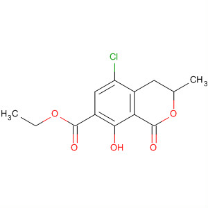 647807-01-0  1H-2-Benzopyran-7-carboxylic acid,5-chloro-3,4-dihydro-8-hydroxy-3-methyl-1-oxo-, ethyl ester, (3R)- 647807-01-0  1H-2-Benzopyran-7-carboxylic acid,5-chloro-3,4-dihydro-8-hydroxy-3-methyl-1-oxo-, ethyl ester, (3R)-
