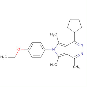 647845-23-6  6H-Pyrrolo[3,4-d]pyridazine,1-cyclopentyl-6-(4-ethoxyphenyl)-4,5,7-trimethyl-