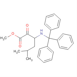 647852-20-8  Hexanoic acid, 5-methyl-2-oxo-3-[(triphenylmethyl)amino]-, methyl ester,(3S)-