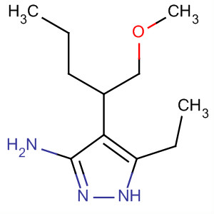 647854-13-5  1H-Pyrazol-3-amine, 5-ethyl-4-[1-(methoxymethyl)butyl]-