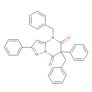 64836-17-5  Pyrazolo[1,5-a]pyrimidine-5,7(4H,6H)-dione,2,6-diphenyl-4,6-bis(phenylmethyl)-