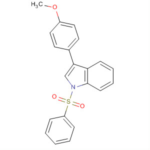 648409-59-0  1H-Indole, 3-(4-methoxyphenyl)-1-(phenylsulfonyl)-