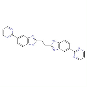 648415-43-4  1H-Benzimidazole, 2,2'-(1,2-ethanediyl)bis[5-(2-pyrimidinyl)-
