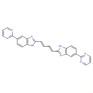 648415-52-5  1H-Benzimidazole, 2,2'-(1,3-butadiene-1,4-diyl)bis[5-(2-pyrimidinyl)-