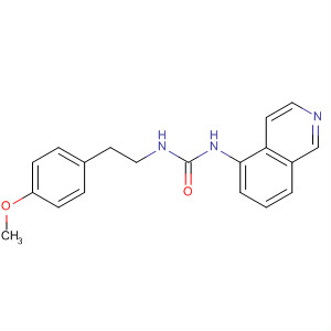 648420-18-2  Urea, N-5-isoquinolinyl-N'-[2-(4-methoxyphenyl)ethyl]-