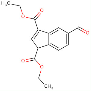 648429-98-5  1H-Indene-1,3-dicarboxylic acid, 5-formyl-, diethyl ester, ion(1-)