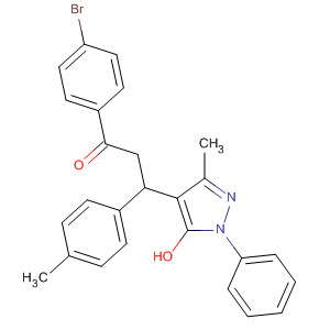 648435-72-7  1-Propanone,1-(4-bromophenyl)-3-(5-hydroxy-3-methyl-1-phenyl-1H-pyrazol-4-yl)-3-(4-methylphenyl)-