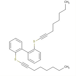 648436-51-5  1,1'-Biphenyl, 2,2'-bis(1-octynylthio)-