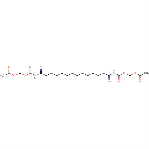 648440-34-0  19,21-Dioxa-2,17-diazatricosanoic acid, 3,16-diimino-18,22-dioxo-,(acetyloxy)methyl ester 648440-34-0  19,21-Dioxa-2,17-diazatricosanoic acid, 3,16-diimino-18,22-dioxo-,(acetyloxy)methyl ester