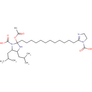 648440-65-7  1H-Imidazole-1-carboxylic acid,2,2'-(1,12-dodecanediyl)bis[4,5-dihydro-, bis(2-methylpropyl) ester 648440-65-7  1H-Imidazole-1-carboxylic acid,2,2'-(1,12-dodecanediyl)bis[4,5-dihydro-, bis(2-methylpropyl) ester