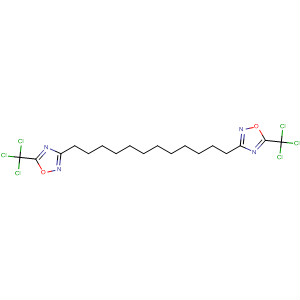 648440-93-1  1,2,4-Oxadiazole, 3,3'-(1,12-dodecanediyl)bis[5-(trichloromethyl)-