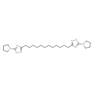 648441-09-2  1,2,4-Oxadiazole, 3,3'-(1,12-dodecanediyl)bis[5-(1-pyrrolidinyl)-