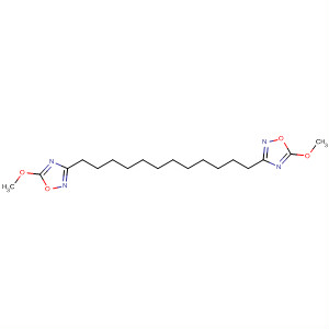 648441-14-9  1,2,4-Oxadiazole, 3,3'-(1,12-dodecanediyl)bis[5-methoxy-