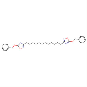 648441-16-1  1,2,4-Oxadiazole, 3,3'-(1,12-dodecanediyl)bis[5-(phenylmethoxy)-
