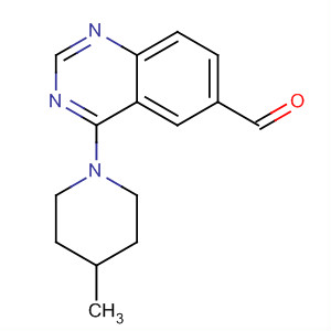 648449-22-3  6-Quinazolinecarboxaldehyde, 4-(4-methyl-1-piperidinyl)-