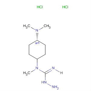 648906-85-8  Hydrazinecarboximidamide,N-[trans-4-(dimethylamino)cyclohexyl]-N-methyl-, dihydrochloride