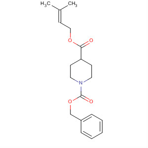 648910-23-0  1,4-Piperidinedicarboxylic acid, 1-(3-methyl-2-butenyl) 4-(phenylmethyl)ester 648910-23-0  1,4-Piperidinedicarboxylic acid, 1-(3-methyl-2-butenyl) 4-(phenylmethyl)ester