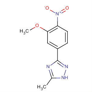 648917-49-1  1H-1,2,4-Triazole, 3-(3-methoxy-4-nitrophenyl)-5-methyl- 648917-49-1  1H-1,2,4-Triazole, 3-(3-methoxy-4-nitrophenyl)-5-methyl-