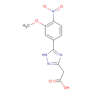 648917-53-7  1H-1,2,4-Triazole-3-acetic acid, 5-(3-methoxy-4-nitrophenyl)- 648917-53-7  1H-1,2,4-Triazole-3-acetic acid, 5-(3-methoxy-4-nitrophenyl)-