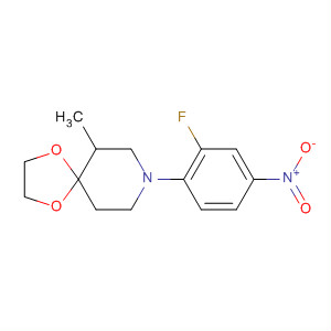 648920-91-6  1,4-Dioxa-8-azaspiro[4.5]decane, 8-(2-fluoro-4-nitrophenyl)-6-methyl-