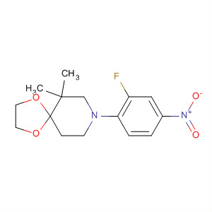 648921-01-1  1,4-Dioxa-8-azaspiro[4.5]decane,8-(2-fluoro-4-nitrophenyl)-6,6-dimethyl-