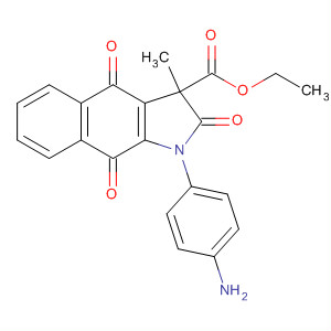 648928-22-7  1H-Benz[f]indole-3-carboxylic acid,1-(4-aminophenyl)-2,3,4,9-tetrahydro-3-methyl-2,4,9-trioxo-, ethyl ester