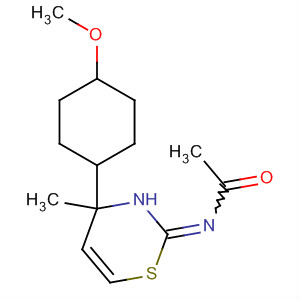 64932-05-4  Acetamide,N-[tetrahydro-4-(4-methoxyphenyl)-4-methyl-2H-1,3-thiazin-2-ylidene]-