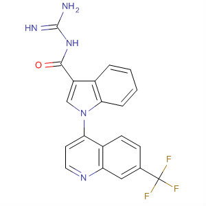 649538-88-5  1H-Indole-3-carboxamide,N-(aminoiminomethyl)-1-[7-(trifluoromethyl)-4-quinolinyl]-